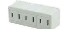 Outlet Wall Taps - 3 Outlet Adapter