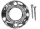 Shower Bar Flanges Round w/ Screws