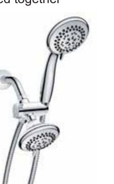 Shower Heads - 6-Function Massage Hand Shower & Shower Head Set