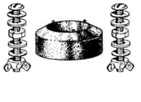 Parts for Gerber - Tank-to-Bowl Kit w/ C.C. Bolts