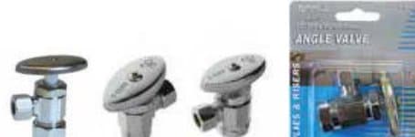 Chrome Plated Brass Angle Valves, Multi-Turn