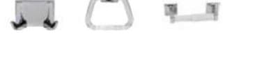 4 pc. Bathware Set, Concealed Screw