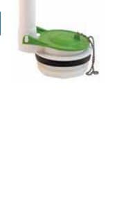 Flush Valves & Repair - 3" Plastic Flush Valve w/ Flapper