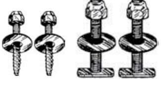 Toilet Bolts - Closet Bolt & Screw Set