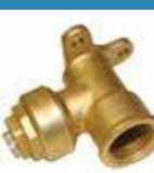 Push-Fit Drop Ear Elbow, 90° (CxF)