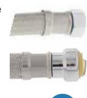 Push-On Water Heater Connector