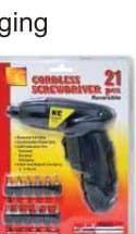 Cordless Screwdriver - 21 pc.