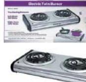 Electric Hot Plate Double Burner