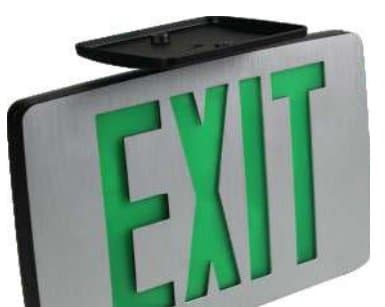 Micro Cast Aluminum LED Exit Sign
