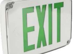 Micro Wet Location LED Exit Sign