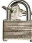 1.5" Warded Padlock