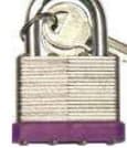 1.5" Laminated Steel Padlock
