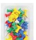 40 pc. Assorted Push Pins