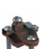 Bronze Armored Ground Clamps