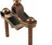 Bronze Bare Ground Clamp