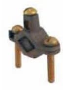 Heavy Duty Bronze Direct Burial For Rebar Ground Clamp