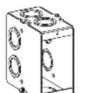 Masonry Boxes with Concentric Knockouts (CKO), 3-1/2 in Deep