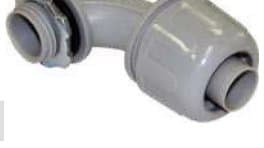 Non-Metallic (PVC) 90° Angle Liquid Tight Connector