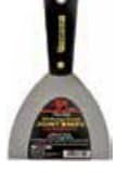 Flexible Blade - Scrapers/Joint Knives w/ Brass Plated Steel Striking Head