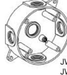 4" Round Boxes and Extension Rings