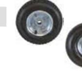 Replacement Hand Truck Wheels - Pneumatic Wheels