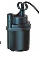 1/3 H.P. Automatic, Water Sensing Submersible Utility Pump