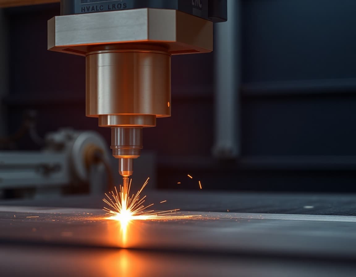 Precision laser cutting on metal