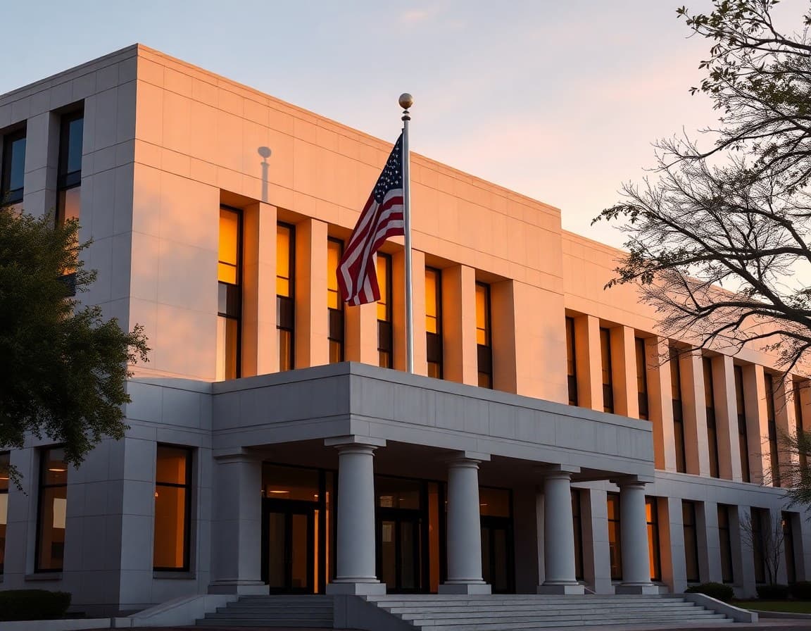 Federal government building exterior